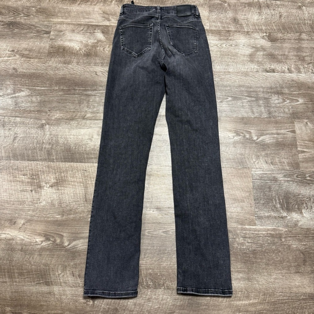 Zara Black High Waist Jeans Size 4 - Picture 8 of 8